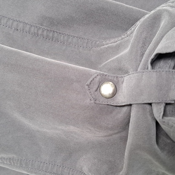 Apt. 9 Gray Utility Jacket with Relaxed Fit and Spread Collar Size Small - Picture 9 of 9